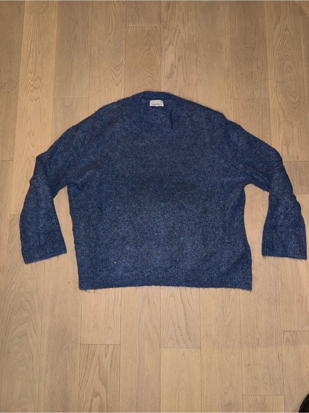 & Other Stories Navy Blue Crewneck Sweater